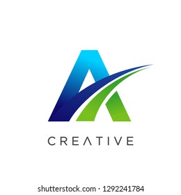 Letter A Logo Design Template, Modern A Logo Design, Creative Logo Templates