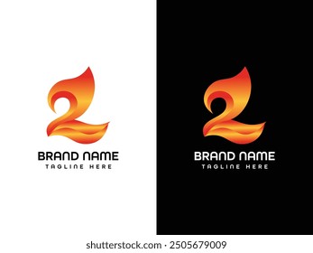 Monograma de Plantilla de diseño de logotipo de carta