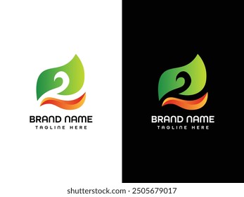 Monograma de Plantilla de diseño de logotipo de carta