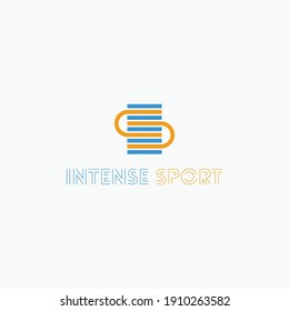 Diseño del logotipo de letras IS, es plantilla de logotipo, nuevo logotipo