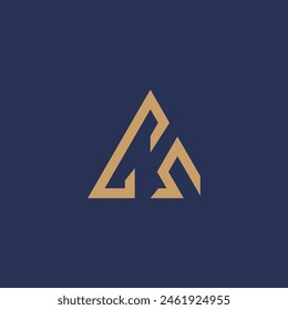 Letter A Logo Design Vorlage Premium Vektorgrafik