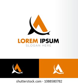 Letter A Logo Design Template Vector 