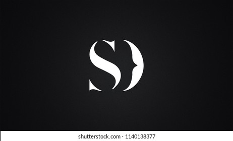 SO Letter Logo Design Template Vector