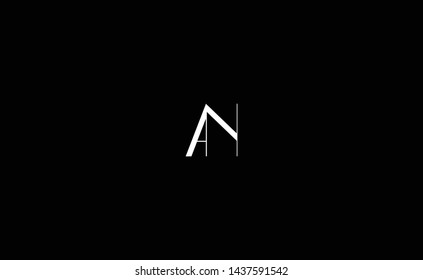 AN Letter Logo Design Template Vector