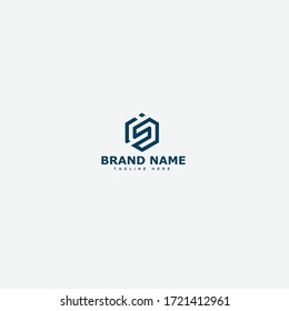 IS Letter Logo Design Template Vector