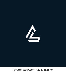 letter a logo design template vector