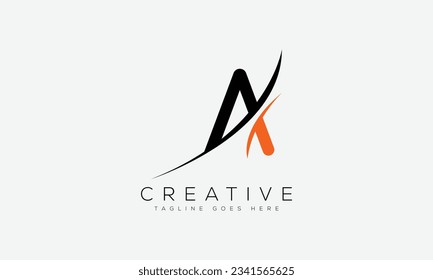 Letter A logo design template vector illustration.