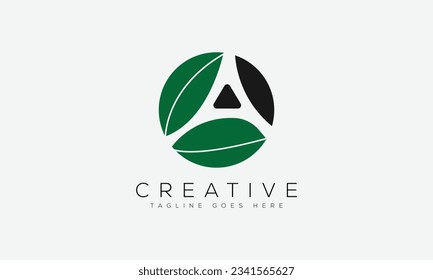 Letter A logo design template vector illustration.