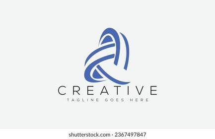 Letter A logo design template vector illustration