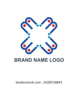 Buchstaben-Logo-Design-Vorlage Vektor