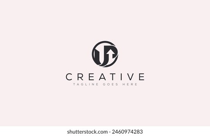 Letter UP logo design template vector illustration