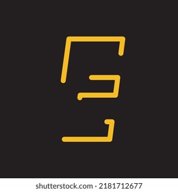 Letter A logo design template, which is simple and easy for anyone to remember.