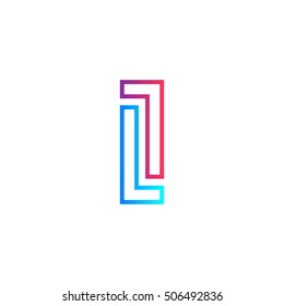 Letter I logo design template,technology,electronics,digital,connection vector logotype