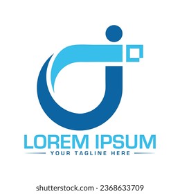 IT letter logo design TI creative logo design