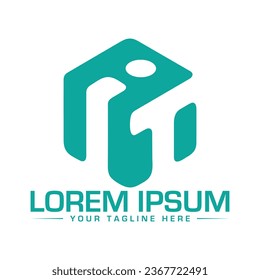 IT letter logo design TI unique and modern logo design