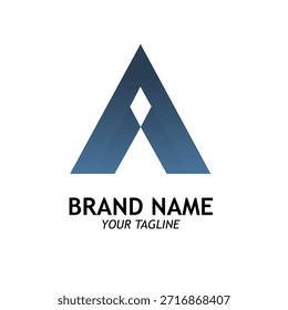 Letra Un diseño de logotipo con un concepto único
