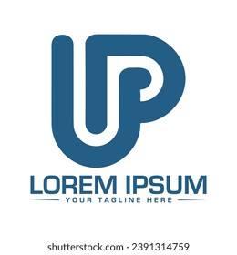 UP Letter Logo Design Unique and Professional Logo Design