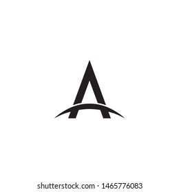 A letter logo design vector	