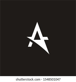 A letter logo design vector