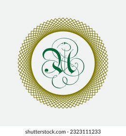 Brieflogo-Design in Vektorgrafik.