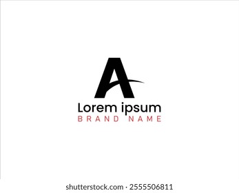 A letter logo design vector