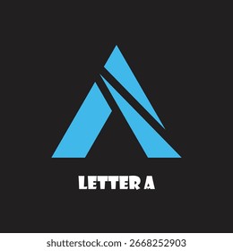 Letra A logo Vector de diseño