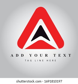 A letter Logo design & vector art for print