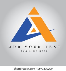 A letter Logo design & vector art for print