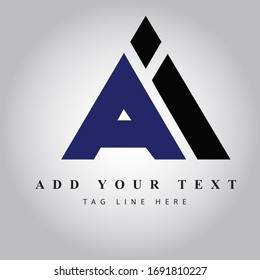 A letter Logo design & vector art for print