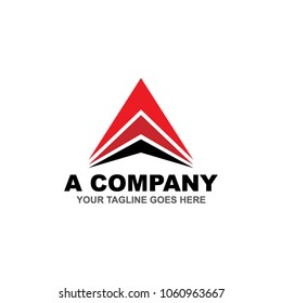 A letter logo design vector icon