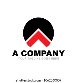 A letter logo design vector icon