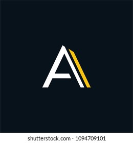 LETTER A LOGO DESIGN VECTOR ICON TEMPLATE