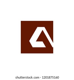 LETTER A LOGO DESIGN VECTOR ICON TEMPLATE