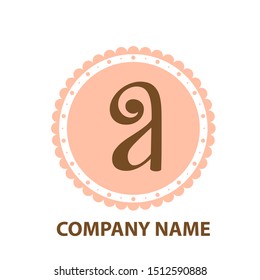 letter A logo design vector icon template