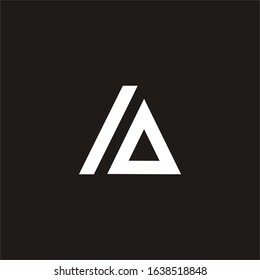 letter A logo design vector icon template