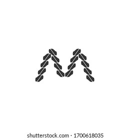 letter logo design vector icon