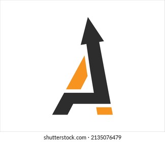A Letter Logo Design Vector Icon. Creative and Modern luxury Alphabet Template.