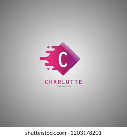 Letter  Logo Design.  Letter Vector illustration Template with Square. eps10 for business, company, identity, slogan