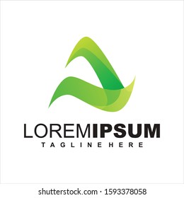 Letter A Logo Design Vector Illustration