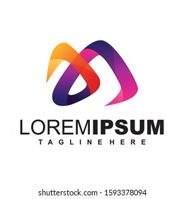 Letter A Logo Design Vector Illustration