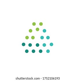 letter A logo design vector illustration 