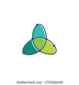 ilustración vectorial de diseño de logotipo de letra A 