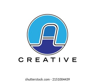 Eine Letter Logo Design-Vektorgrafik EPS10.