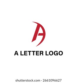 Ein Brieflogo, Vektorlogo, Illustrationsdesign