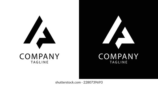 A letter logo design. vector logo monogram alphabet minimalistic design