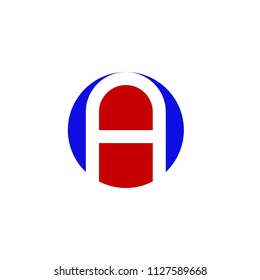 Letter A logo design - vector sign