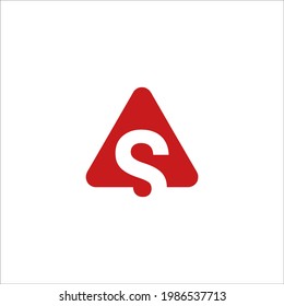 letter AS logo design vector sign