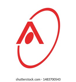 
Letter A logo design vector symbol icon template