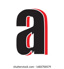 
Letter A logo design vector symbol icon template