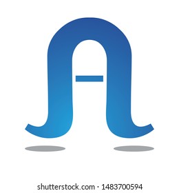 
Letter A logo design vector symbol icon template